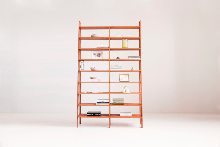 Bookcase Double Maxi Plus with 9 shelves