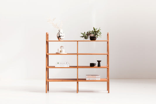 Bookcase Midlite with shelves