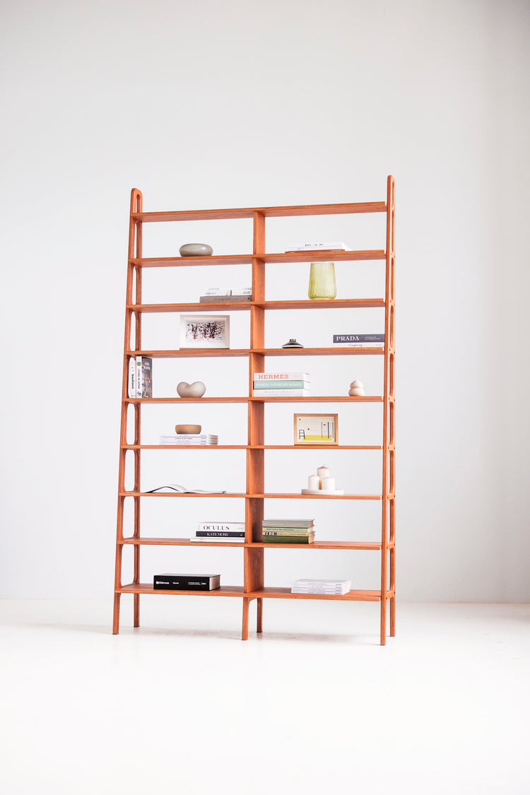 Bookcase Double Maxi Plus with 9 shelves