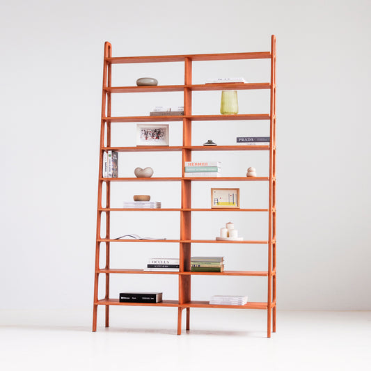 Bookcase Double Maxi Plus with 9 shelves