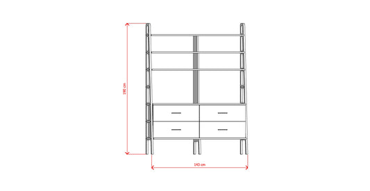 Bookcase Maxi W143 II