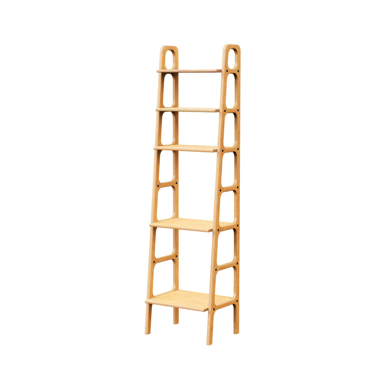 wooden-ladder-bookshelf-hand-made-minimalistic