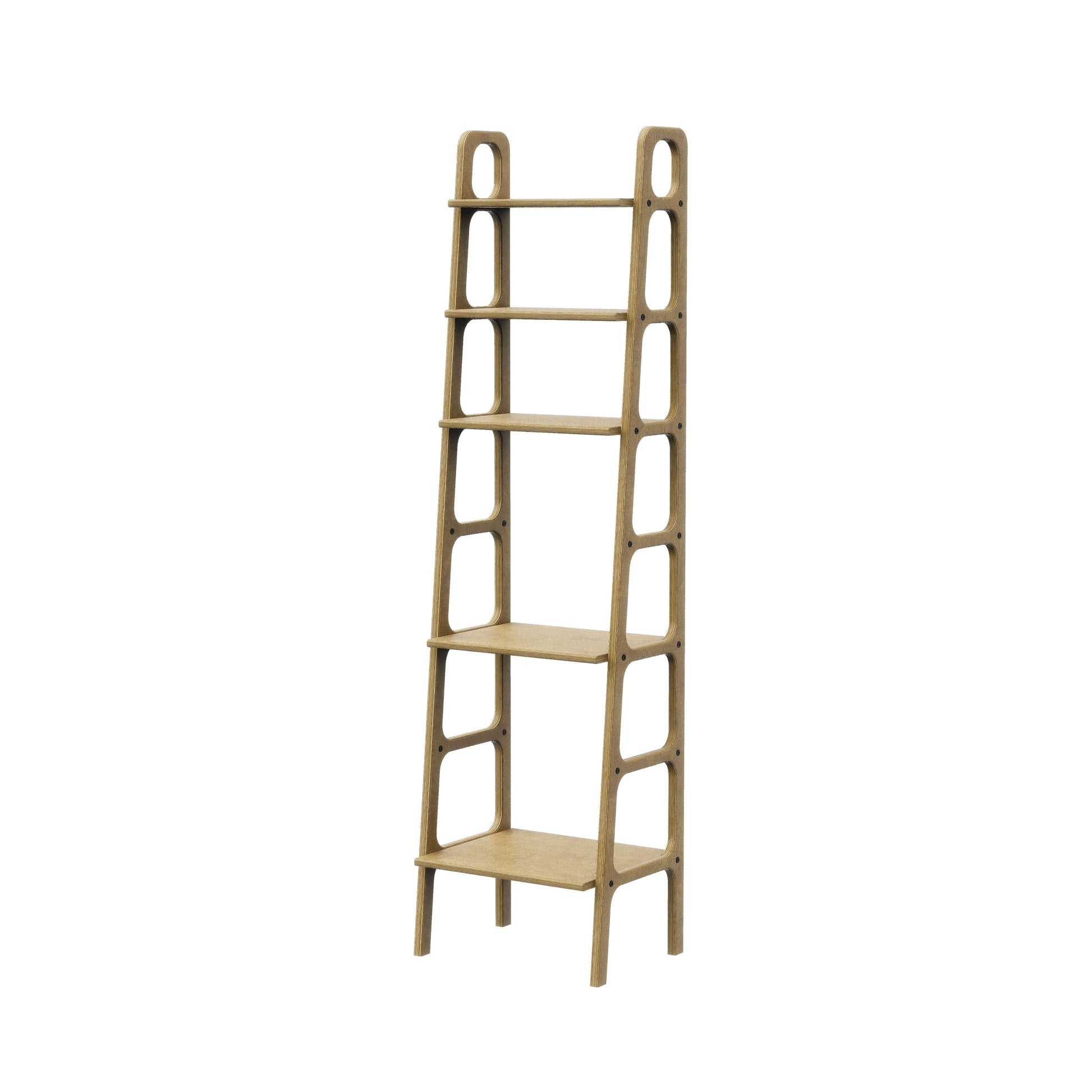 wooden-ladder-bookshelf-hand-made-minimalistic