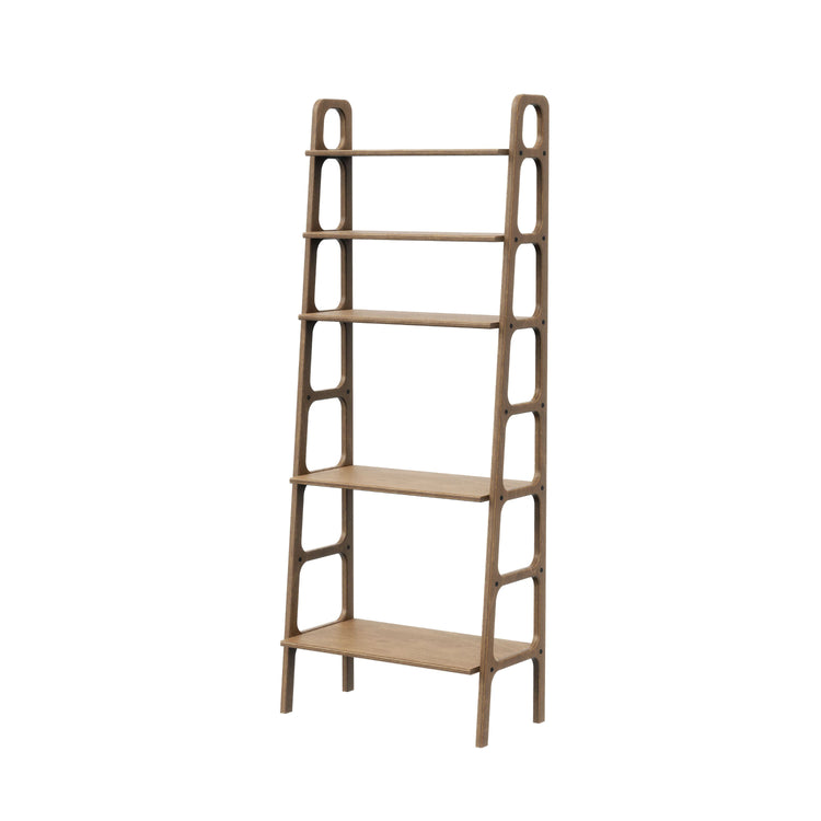 wooden-ladder-bookshelf-hand-made-minimalistic