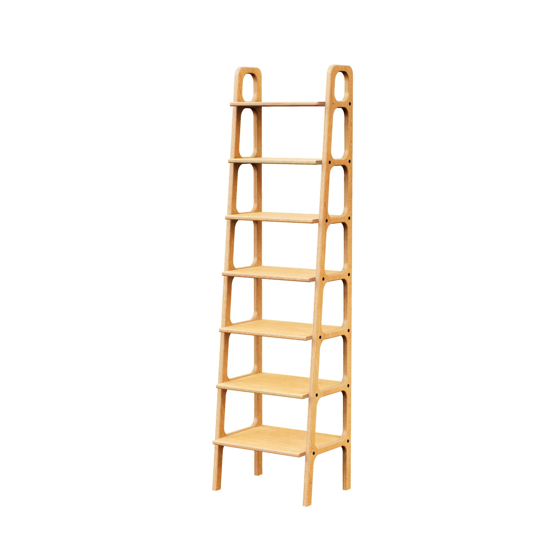 wooden-ladder-bookshelf-hand-made-minimalistic