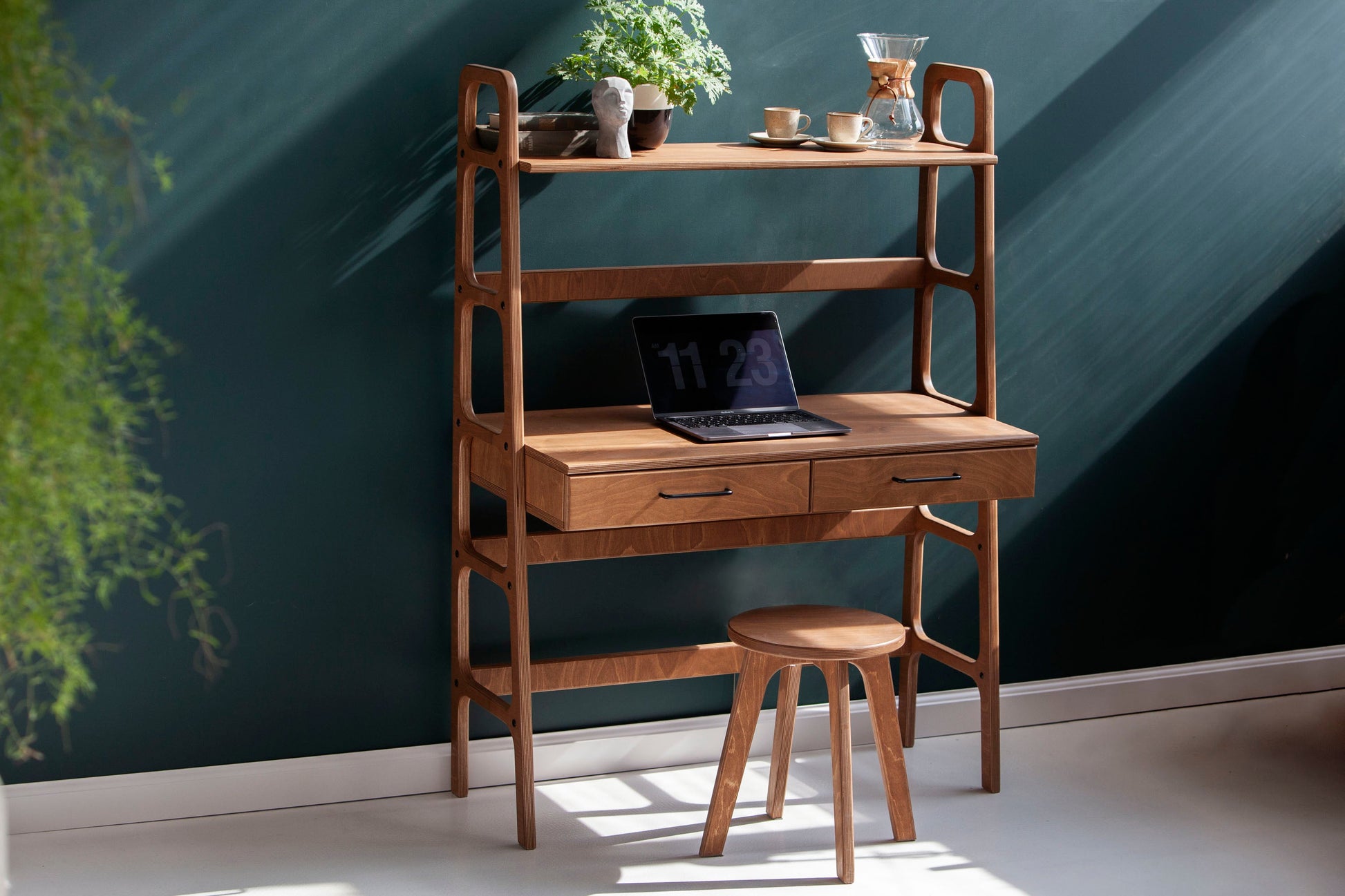 bookcase-with-desk-and-drawers-mid-century-modern